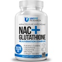 Advanced Complex- NAC Supplement (N- Acetyl L- Cysteine) 600mg with L- Glutathione 500mg and Milk Thistle Extract- Potent Antioksydant - Immunent Function Support Respiral Health- Promotes Liver Nerki Detox