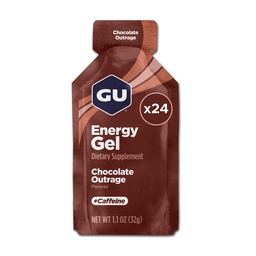 GU Energy Original Sports Nutrition Energy żel, Chocolate Outrage, 24 Count Box