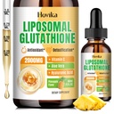 Liposomal Glutation Supplement 2000mg, Płynny Glutation Drops z witaminą C, Master Przeciwutleniacze dla układu immunologicznego, Obrona starzenia, Zdrowie skóry, Detox wątroby - Superior Absorption, Ananas 2 Fl Oz