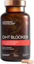 Zaawansowana blokada Trichology DHT - Suplement do wzrostu włosów dla genetycznych cieni dla mężczyzn i kobiet 124; Zatwierdzony * przez American Hair Loss Association - 120 Count (Pack of 1)