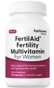 Fairhaven Health Fertilaid dla kobiet 124; Prenatalne suplementy witaminy płodności dla kobiet 124; Pojęcie dla niej z Vitex i Folate 124; Wsparcie Regularność cyklu i Ovulacja * 124; 90 Kapsułki