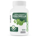 eXplicit Suplementy Dodatkowa siła Chlorella Superfood Kapsułki Złamany Cell Wall Wysokiej mocy Vegan Super Food, 1000mg Codziennie - 60 Kapsułki