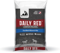 Codziennie Red Complete Wellness, Fortyfikowany suplement mieszanki mineralnej dla koni, 25lb Refill Bag