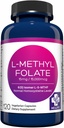 MD Life L- Methylfolate 15 mg Supplement - Active L Methylfolate Supplement - 120 Capsules - L- Methylfolate 15 mg - Maximum potency MTHFR W / Essential Amino Acids