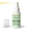 Lovita Bee Propolis Spray Gardło, 18% Bioflavonoids, Alkohol -, Wsparcie immunologiczne, Gardło Kojące, Przeciwutleniacz, Delikatny smak, 1 Fl Oz (Opakowanie 1)