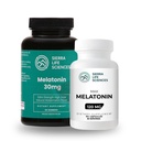 Melatonina Sleep Support Bundle 124; 30mg Gumiaki arbuzowe & 120 mg Kapsułki z wysokimi dawkami 124; Zaawansowana pomoc na sen dla dorosłych 124; Wegan & Non-GMO