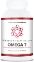 Cardia 7 Heart Health Omega 7 - Zawierające oczyszczone nasienie Omega 7 Kwasy tłuszczowe - Brak zapachu ryb lub Burp- Back - 60ct miękkie żele