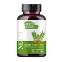 Neem & Turmeric kapsułki 124; 90 Kapsułki wykonane czarny pieprz, Neem, Turmeric