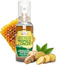 Beelife Propolis Throat Spray - Soothing Honey & Ginger Propolis - Natural Immune Support & Sore Throat Relief, Przeciwutleniacze, Bogate w Flavonoids & Arterabrinin C, No Sugar, Gluten- Free - 1- Pack, 30ml