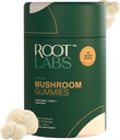 Grzyby Gummies: 124; Nie dodawano cukru: 124; Lions Mane, Reishi, Cordyceps: 124; Natural Mushroom Blend: 124; Non-GMO: 124; Plant- based: 124; 300 mg: 124; 60 Gummies