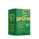 Gruns Super Zielone Gummy Bears - Organic Spirulina i Chlorella, Prebiotyki dla zdrowia trawiennego, 20 + Witaminy i Minerały - 14 saszetek - 112 Gummies