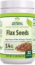 Herbal Secrets Organic Whole Flax Seeds Supplement Equipment 124; 14 G Per Serving Equipment 124; Raw Vegan Equipment 124; Non-GMO Equipment 124; Gluten- Free Equipment 124; Made in USA (1 Pack, 1 Lb)