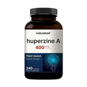 NatureBell Huperzine A 400mcg Per Serving, 240 Kapsułek, (Huperzine A Supplement) 124; Wsparcie Focus, Cognition, Pamięć i Zdolność uczenia się - Premium Brain Health Supplements - Brak GMO