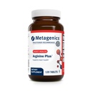 Metagenika Arginina Plus - 1,5 g L-argininy z kwasem metylowym (L-5-MTHF) - wspomaga zdrowy przepływ krwi, cyrkulacja i zdrowie serca - Nie-GMO, Gluten-free, Wegetarianin - 120 tabletek