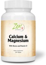 Zen Supplements - Hi Potency Calcium & Magnesium with D3 & Boron for Enhanced Absorption, Supports Bone Health & Bone Density 250-Tabs