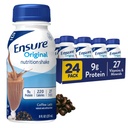 Zapewnić oryginalną kawę Latte Nutrition Shake Hughes 124; Mały posiłek zastępczy Shake Hughes 124; Gotowy do picia 124; 9g białka, 27 Witamin i minerałów Hughes 124; 8 fl oz - 24 Pack