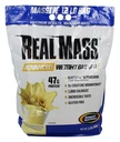 Gaspari Nutrition Real Mass: Advanced Weight Gainer, Protein and Complex Carb Blend, 50g Protein, 16g EAA, Gluten- Free, 12 funtów (Vanilla Milkshake)