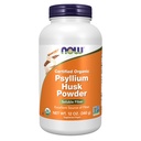Teraz żywności Suplementy, Pyllium Husk Proszek, Certified Organic, NieGMO Projekt zweryfikowany, Fiber rozpuszczalny, 12- unce