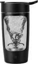 Butelka z shakerem elektrycznym, Butelki z mikserem do mieszania protein, 124; Tritan 124; BPA Free Between 124; Puchar Mikser przenośny, Naczynia do shake 'a i shake' a na posiłek, 22 oz (czarny)