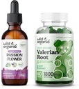 Wild & Organic Passion Flower Tincture 2 fl oz & Valerian Gummies korzeni