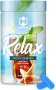 HARDLABZ Relax - Naturalna ulga stresowa, wsparcie snu, suplement ziołowy poprawiający nastrój z Ivan Tea, Valerian, Ginseng, Lavender, Lemon Balm, Motherwort, 60 Kapsułki