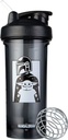 BlenderBottle Star Wars Shaker Butelka Pro Series Perfect for Protein Shakes and Pre Workout, 28- Ounce, Mandalorian & Child