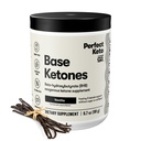 Perfect Keto Exgenous Ketones Powder, BHB Salts Supplement for Ketosis & Post, Plus Electrolytes for Hydration, Cafeline Free Energy, Keto Diet, Focus & Workout Support, Vanilla, 6.7 oz