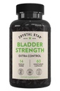 Crystal Star Bladder Siła (60 Kapsułki) - Ziołowy Trakt Ziołowy i Dodatkowa Siła Bladder Control Supplement, ekstrakt żurawinowy, Ekstrakt z nasion dyni, Plantan i Dziki Jam Root, Non-GMO