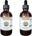 Hawthorn Alcohol- Free Liquid Extract, Organic Hawthorn (Crataegus Laevigata) Dried Leaf, Organic Flower and Stem Glycerite Hawaii Pharm Natural Herbal Supplement 2x4 oz
