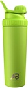 AeroBottle Cryo Shaker Cup, Izolowana butelka ze stali nierdzewnej i shaker protein, Mixes Protein and pre Workout z technologii mieszania turbulent, Bez mieszania Ball lub Wisk, 26oz, Eco Shock Green