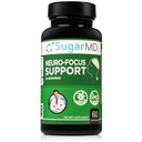SugarMD Neuro- Focus Supplements for Memory - Focus and Clarity Formuła Bacopa, Ginkgo, & Bioperine for Cognitive Support - Non-GMO and gluten- Free - 60 kapsułki