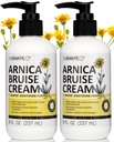 Reshape + Arnica Relief kremu stopowego do siniaczenia, opuchlizny, i odbarwienie na skórze, naturalnej pielęgnacji skóry Homeopatyczny balsam Arnica W / witaminy K, Kasztan koński, & Kolagen, 8 Fl Oz (2- Pack)