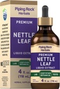 Ekstrakt Piping Rock Nettle Leaf 124; 4 Fl Oz 124; Premium Liquid 124; Certified Herbal Botanical Tincture 124; Alcohol Free Drops 124; Urtica Dioica Brix124; Vegetarian Nex124; Non GMO, Gluten Free Supplement