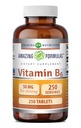 Niezwykłe witaminy B6 Pyridoxine 50mg 250 Tablets Supplement Agregat 124; Nie GMO Agregat 124; Gluten Free Agregat 124; Made in USA