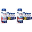 Zagwarantuj plus Nutrition Shake z 16 gramami protein i Surfect Plus Nutrition Shake z włóknem, 16 gramami protein, Płyn do posiłków, Czekolada mleczna, bezglutenowy, 8 Fl Oz (opakowanie po 24)