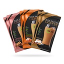 Chike Autumn Spice Wysokie białko Mrożona kawa Sampler Pack, 20 G Białko, 2 Szoty Espresso, 1 G Cukier, Keto Friendly i Gluten Free, 6 Pojedynczy Serw Pakiety