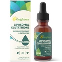 Liposomal Glutathione 1500 MG, Superior Absorption, Liquid Glutathione Supplement, Potężny przeciwutleniacz, Detox wątroby, Immune Enhancer, Soy- Free, Non-GMO, Vegan & Gluten Free, 2.02 fl.oz