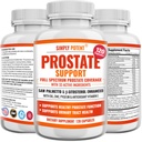 Prostate Supplements for Men (120 Kapsułek), Saw Palmetto Prostate Health Support - 33 Vitamin & Herbs - Beta Sitosterol Plus B6, Selenium & Cynk for Healthy Urnation Frequency & Flow & Proper Sleep