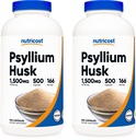 Nutricost Pyllium Husk 1500mg; 500 kapsułek (2 butelki)