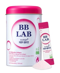 BB LAB Good Niski Kolagen Molekularny Powder Stick Supplement, Halal Certified, Koreański Kolagen Morski, Kolagen Rybny Peptydy, Witamina C, Glicyna, Szybka absorpcja, Mix Berry Flavor