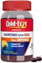 Cold- EEZE Plus Obrona Naturalne Citrus & Elderberry Cynk Żużel do żucia, Homeopatyczne Zimne Remedy, Skróty Common Cold Symptom, Promotes Immune Health z Sambucus Nigra, Echinacea & Rose Hips, 25 Ct