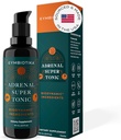CYMBIOTIKA Nadnercza Super Tonic Liquid Supplement z Ashwagandha, Cynk, Lavender, Święty Bazylia, do wsparcia immunologicznego i relaksacji, Gluten Free, Wegan, Keto, Berry, 2 fl oz