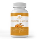 Pure Original Składniki Kurkumina Turmerowa & Ginger, (100 Kapsułki) Zawsze Czysty, Brak dodatków lub wypełniaczy, Laboratorium zweryfikowane (100 Kapsułki)
