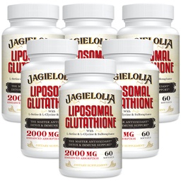 Liposomal Glutathione 2000 mg z L- Serine, L- Glycine & Sulforaphane - Active L- Glutathione Unique Formulation to Enhance Absorption - Master Antioksydant, Detoksyfikujący i Immunogenny 124; 360 Softgels