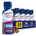 Zapewnić COMPLETE Mleko Czekoladowe Żywienie Shake, Kompletny, Zbalansowany posiłek Wymiana, Gotowy do picia, 30g białka, 25 Witaminy i minerały, 10 fl oz - 24 Pack