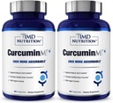 1MD Nutrition CurcuminMD Plus - Kurkumina kurkuminowa z Boswellią Serrata - 285x Więcej Absorbacji 124; Sztywność stawów, Odzysk mięśni i Wsparcie nastrojów 124; 120 Kapsułki (2- Pack)
