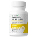 Włosy, paznokcie i pielęgnacja skóry - Saw Palmetto, Biotin, Amla - 60 Non-GMO, Gluten Free, Kapsułki wegetariańskie dla mężczyzn i kobiet