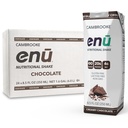 Czujniki ENU Nutrition Shakes - 20 g białka 124; 400 Kalorii - Wymiana posiłku na zwiększenie masy ciała (Czekolada, opakowanie po 24)