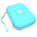 CASEMATIX 8 "Turquoise Asthma Inhaler Case for Travel Fits Spacer, Maska i akcesoria, Zawiera tylko przypadku
