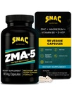 SNAC ZMA- 5 Sleep Aid Supplement, Promowanie Odzyskiwanie mięśni i wzrost, Wsparcie immunologiczne, & Przywracające sen z cynku, Magnezu i 5- HTP, Post Workout, Przed Bed ZMA Suplementy 90 Kapsułki wegetariańskie